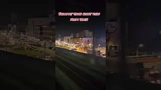 Segamat town night view from train #segamat #ktm #train #malaysia #town