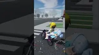 Aku Dan Adik Sepupuku Mencoba Semua Freestyle Sepeda Motor Di Game Roblox