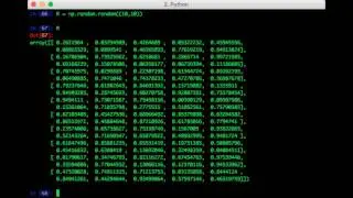 The Numpy Stack in Python - Lecture 7: Generating Numbers