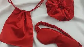 🧵 Easy sewing for beginnersToday we&rsquo;re making a satin sleep mask ✨