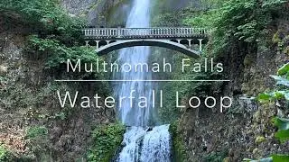 Hiking the Multnomah Falls to Wahkeena Falls Loop