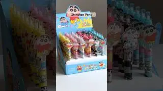 Shinchan Gel Pens 🌷✨#trending #shinchan #gelpens #stationery #stationary #kawaii