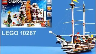 Lego Creator 👍 Review Alt Build from LEGO Creator 10267 Gingerbread House 🏠 to Ship Frigate ⛵