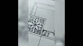Cute cubic|| Unique mandala art|| #youtubeshorts #mandala #shorts