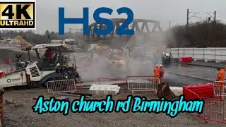 HS2 Aston church rd Saltley Birmingham viaduct short update 15 January 2026