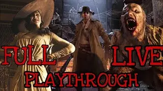 RESIDENT EVIL 8 VILLAGE FULL SCARETHROUGH IN 1080HD LIVE! JOIN THE HORROR TODAY!!