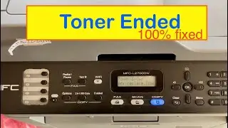 Brother MFC L2700 DW Toner Ended Reset