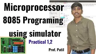 Move any data from accumulator | move data  from memory location 8085 microprocessor |  GNUsimulator