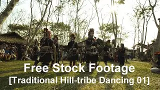 Free Stock Footage - Traditional Hill-tribe dancing in Balloon Fiesta 2020(Editorial) 01