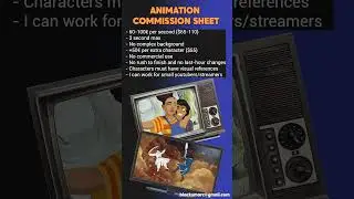 Animation Commisssion Sheet #short #anime #commission