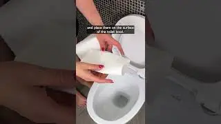 Drop Toothpaste and Coca-Cola in Your Toilet