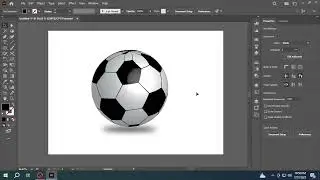Realistic 3D Football design in Adobe Illustrator #football #logodesign #tutorial #adobeillustrator