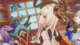 [MMD Genshin Impact] Gnarly - KATSEYE (Alice, Skirk, Durin, Sandrone, Varka)