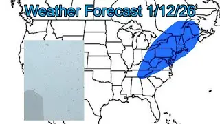 Snow Returns For East | Weather Forecast 1/12/26