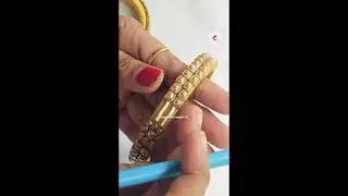 #makingtutorial #customisedbangles #silkthreadaccessories #bangles #gold