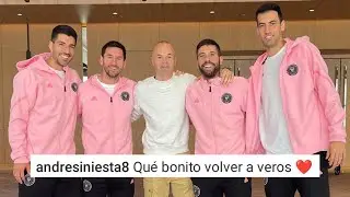 Iniesta Reunion with Messi, Suarez, Alba & Busquets in Japan Ahead of Friendly vs Vissel Kobe