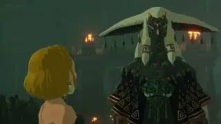 Hyrule Warriors: Age of Imprisonment - The Howling Tempests: Rauru at Sonia's Burial Site Cutscene
