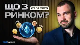Огляд ринку крипти 05.02.2026 Аналітика по обʼємам | Кластерний аналіз