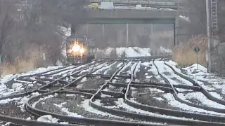 Chasing Amtrak Trains 1-21-2026 On The Syracuse Terminal Subdivision East Of Syracuse NY