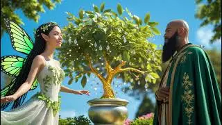 🌿👑 The Bald King & The Nature Fairy ✨😂 | Funny Magical Animated Story