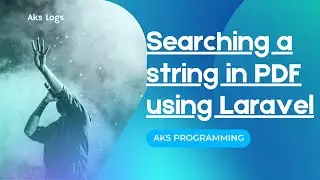 Searching a string in PDF using Laravel(Character Search and Regular Expression Search)