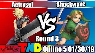 TheNintenDudes Online 5 - Aetrysel (Cloud) vs. Shockwave (Young Link) - Round 3 Smash Ultimate