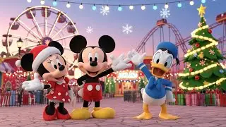 Mickey, Minnie & Donald Holiday Fun 🎄🎢 | Cartoon for Kids