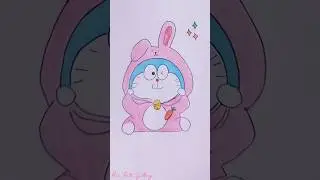 Bunny Doraemon Drawing/Doraemon Drawing/Cute Doraemon/Drawing Ideas/Bunny Drawing