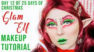 GLAM CHRISTMAS ELF MAKEUP TUTORIAL ✨  | BEELUXURY 🎄