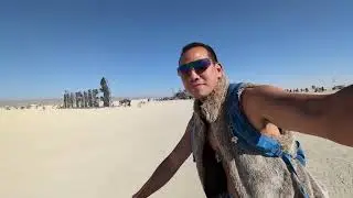 Morning Art Ride at Burning Man 2024
