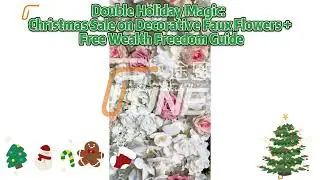 Christmas Wealth Offer: Launch Your Financial Freedom Plan with Decorative Faux Flowers🧑&zwj;🎄🧑&zwj;🎄🧑&zwj;🎄🎁🎁🎄🎄