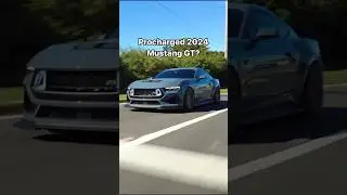 Procharged 2024 Mustang GT Rolling! 🏎️