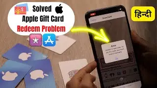Fix: Can't Redeem Apple Gift Card on App Store in hindi