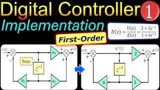 Digital Controller Implementation | Flowchart First-Order Transfer Function | Example 1