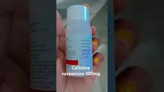 Cefixime suspension 100mg #cough #antibiotics