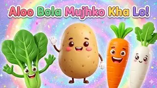 Aalu Bola Mujhko Khalo 🥔😄 | Funny Hindi Poem for Kids | Just Fun