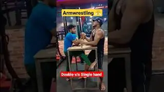 do hath se ladaya panja 😳 #armwrestling #gym