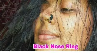 Black Nose Ring how to wear and remove