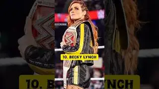 Top 10 Highest Paid 🤑 Female WRESTLERS in WWE #wwe #female #top10 #shorts #spy09