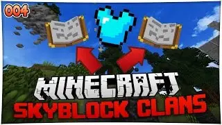 GOD SET BUILDING! | Minecraft SKYBLOCK CLANS #4
