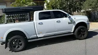 Bribie island beach driving in Dodge ram part two  🤠💚🇦🇺￼￼