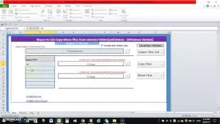 filelist move copy excel vba utility