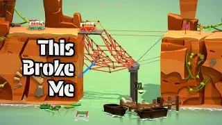 Why Are Horizontal Swings So Hard? (No Solution...) - Poly Bridge 3!
