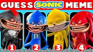 Guess Who&rsquo;s Dancing🎶Guess Sonic Meme 💙Dance Challenge 3 & Shin Sonic Liar,Shin Shadow ,Sonic.Tails