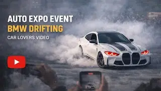 AUTO EXPO 2025 🔥BMW DRIFTING EVENT DELHI ✅ Automobile Car Show