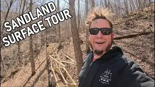 Sandland Surface Tour: Off-Grid Property With Tunnels, Monorail, and Geodesic Dome.