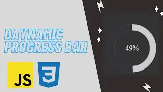 How to Make A Circle Progress bar  | Html, Css, Javascript