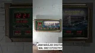 Jam Masjid Digital Jam Sholat Jam Waktu Sholat #jammasjid #jamsholat