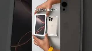 iPhone 16 Pro Max *USA to INDIA* #shorts