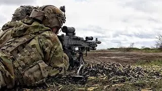 U.S Troop Combined Arms Live Fire Exercise In Poland
